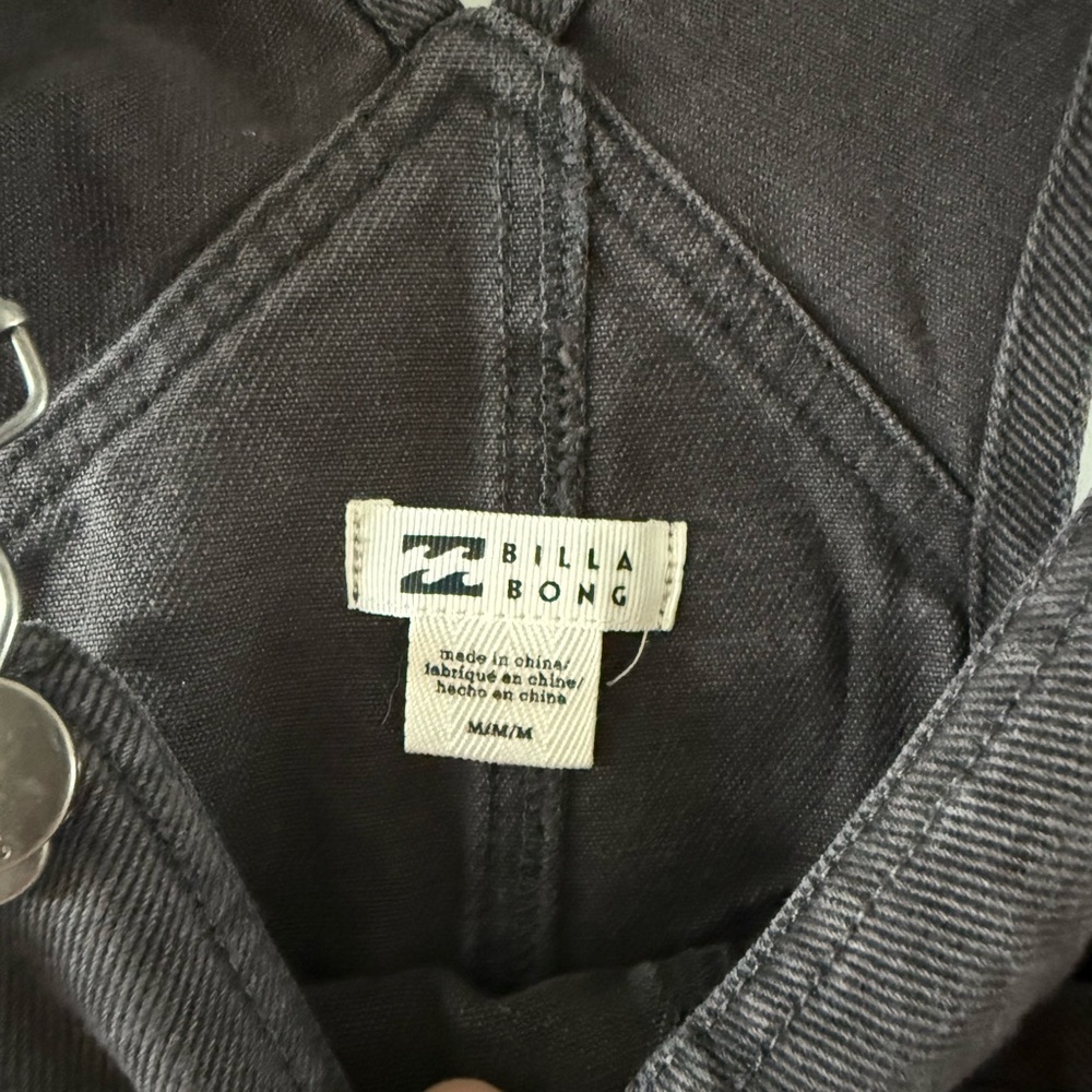 Billabong Dark Charcoal Cotton Overalls - Picture 4 of 4